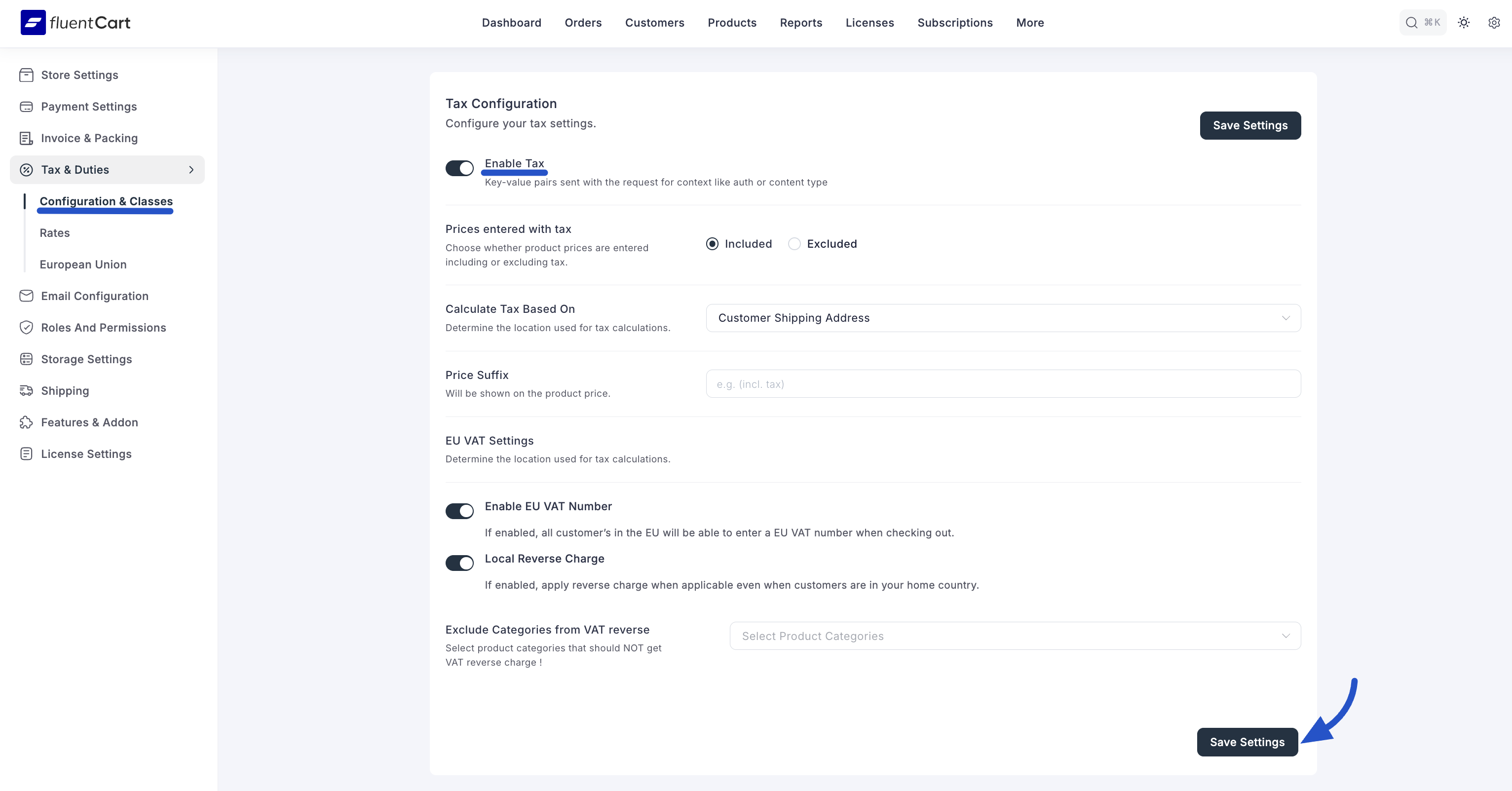 Configuration and Classes