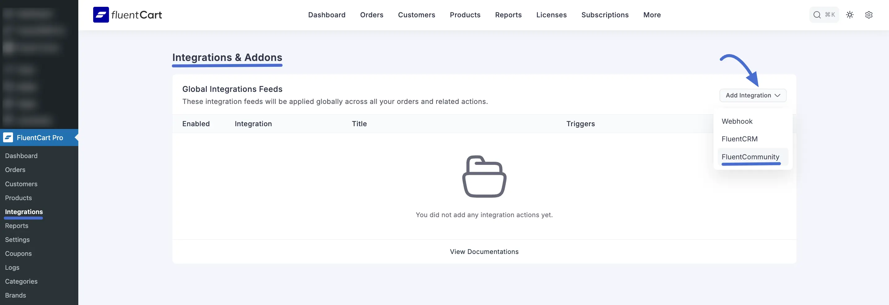 Global Integration FluentCommunity
