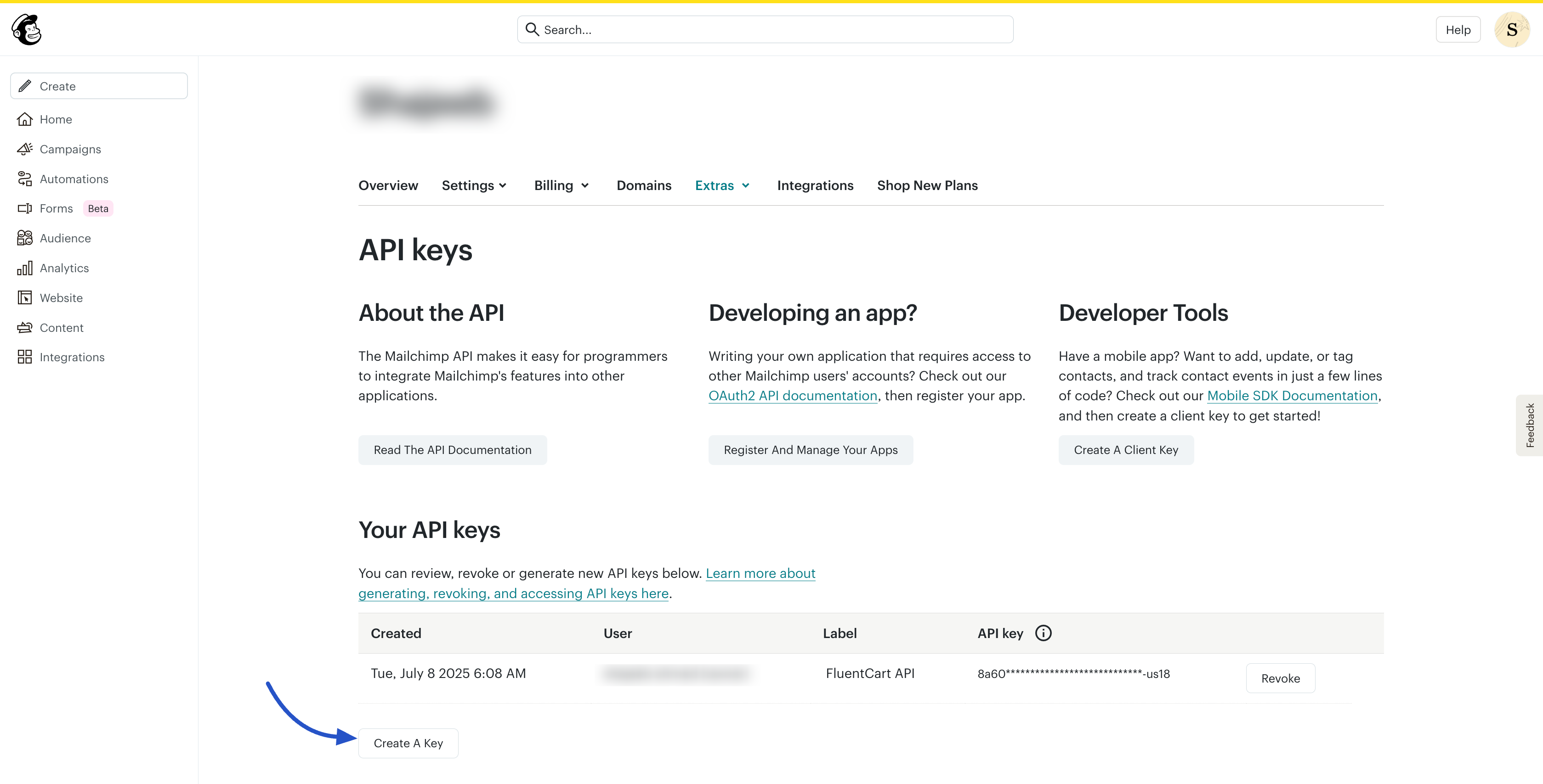 Mailchimp Account
