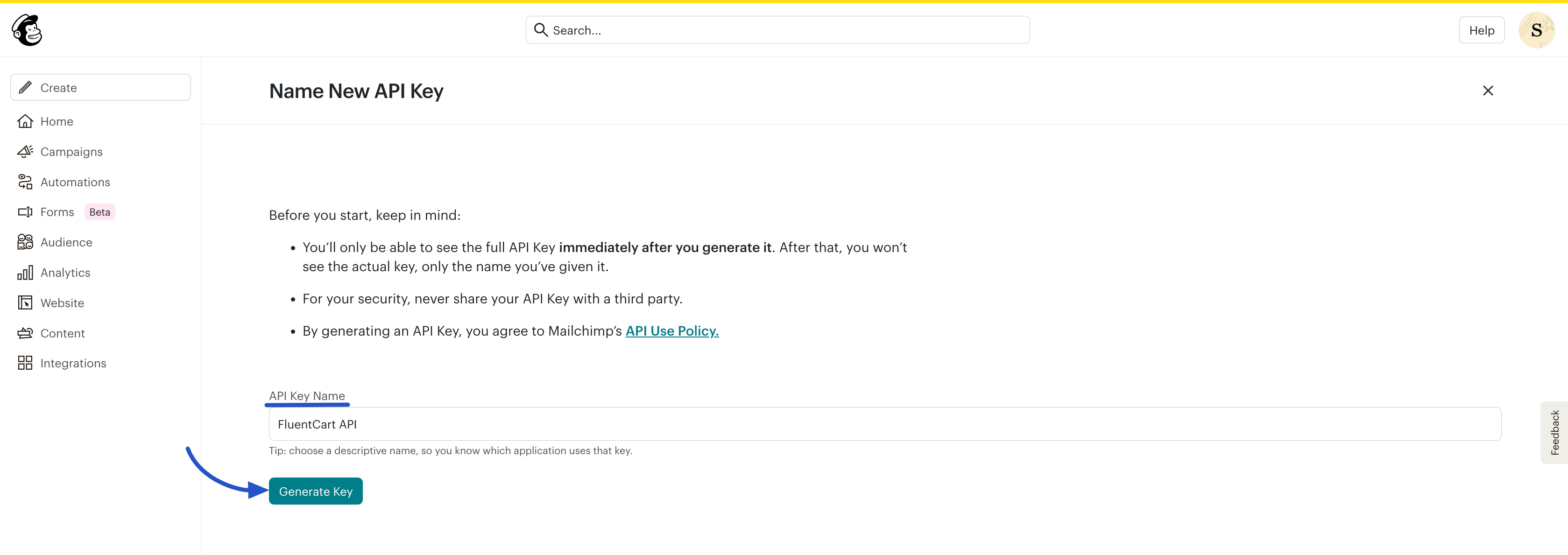 Mailchimp Account
