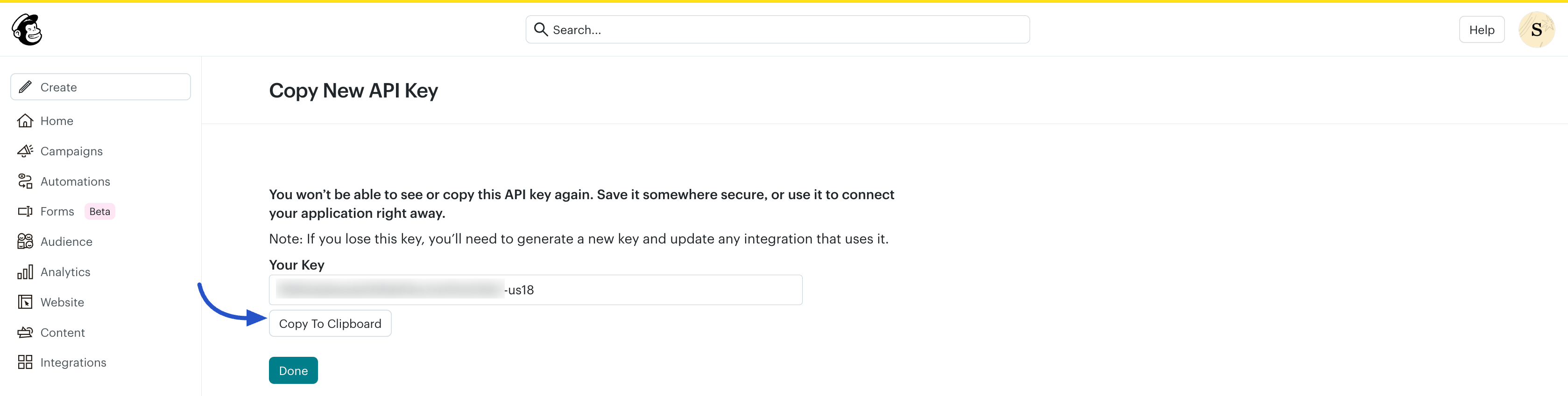 Mailchimp Account
