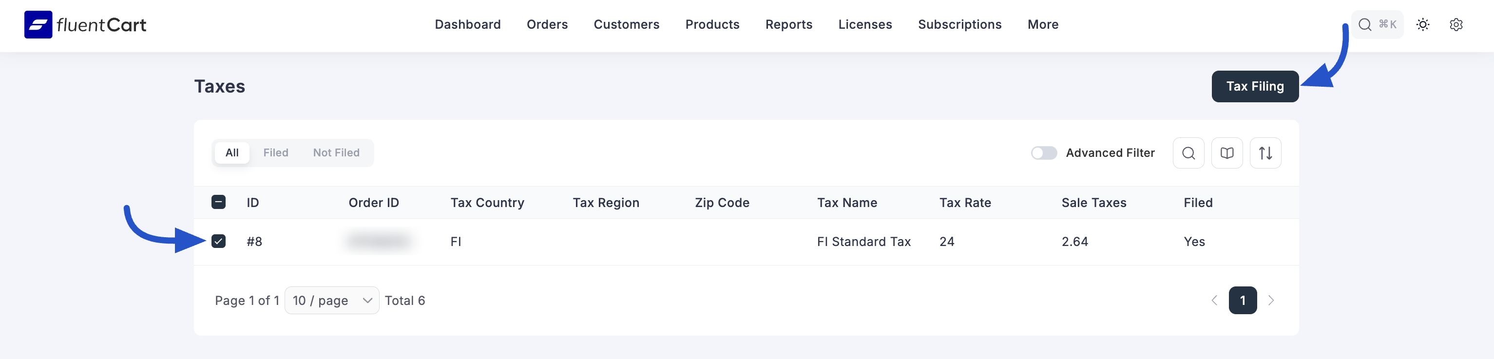 Tax Filing
