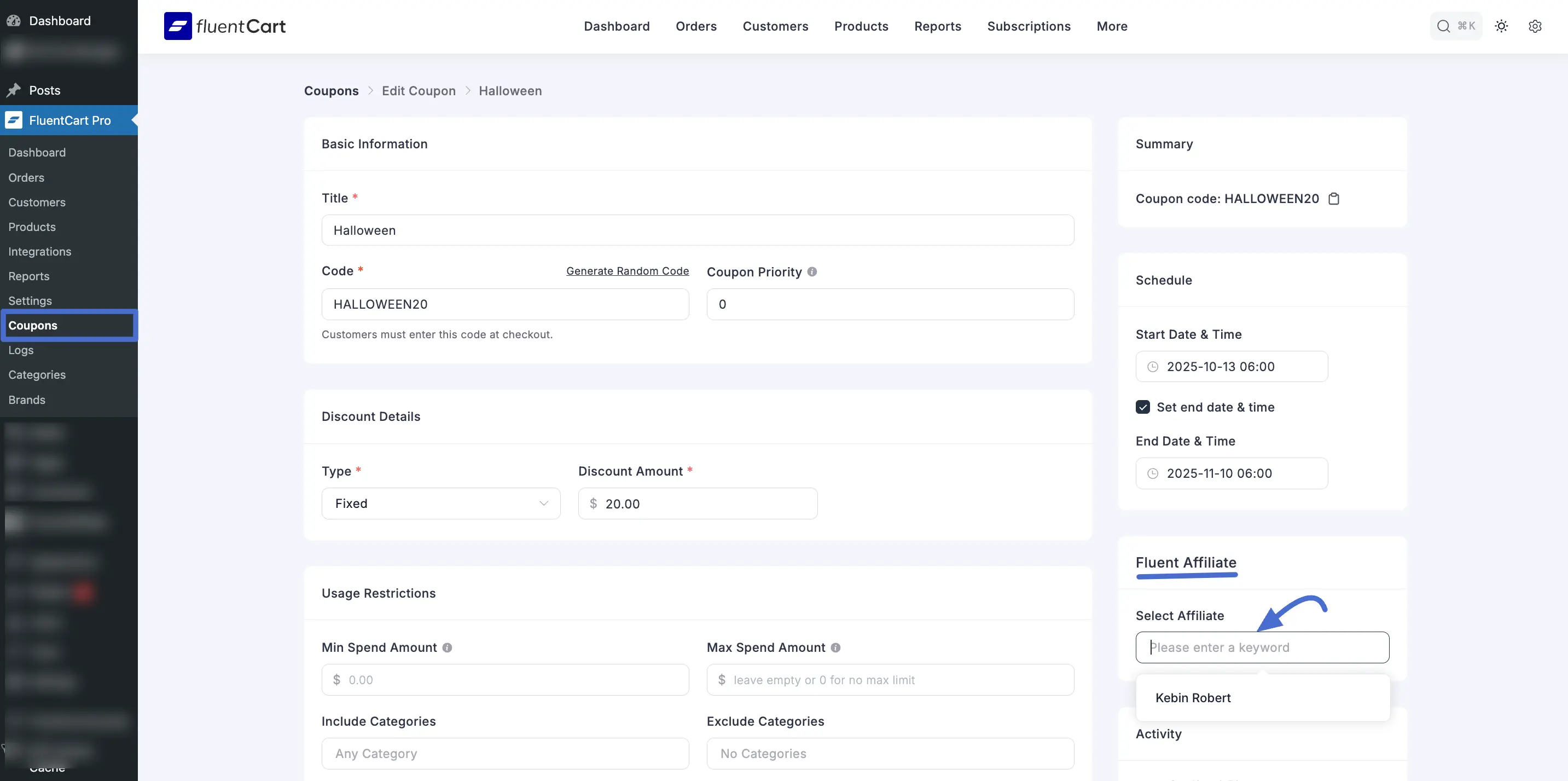 How to Set Up a Coupon Referral