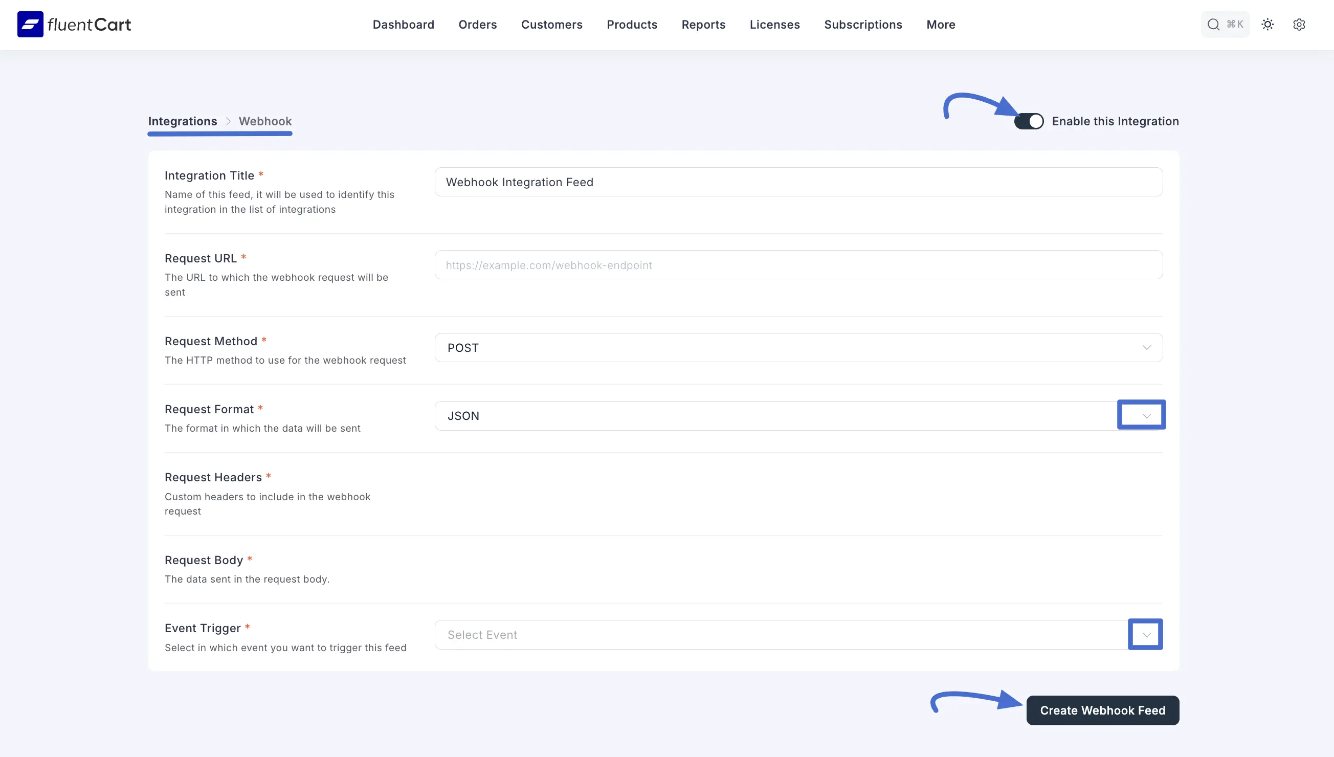 Configuring Webhook