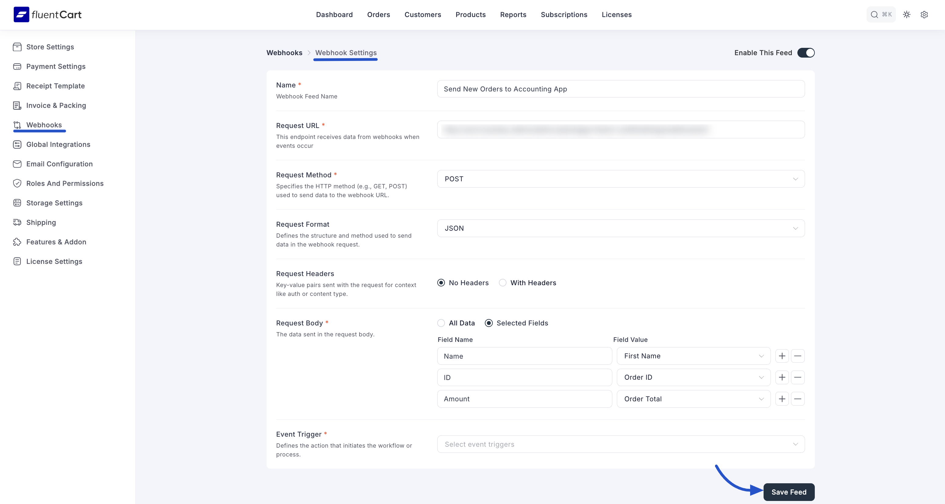 Configuring Webhook