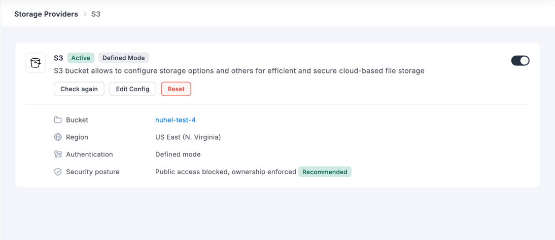 Amazon S3 — Connected and ready to serve assets